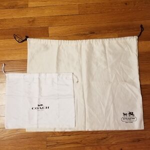 Set of 2 Coach Dust Bags